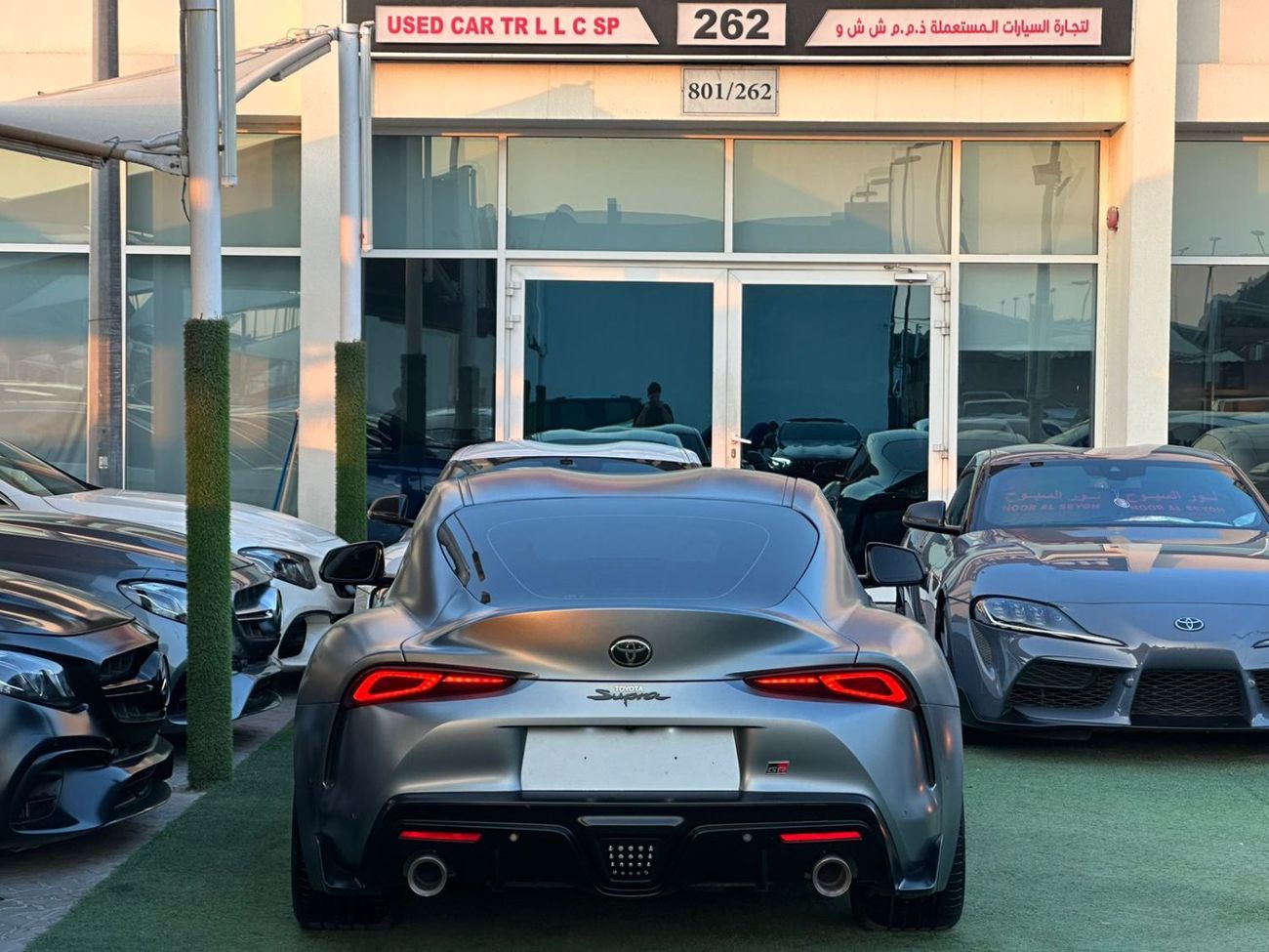 تويوتا سوبرا تويوتا سوبرا GR V6 خليجي 2022 صبغ وكاله تشييكات وكاله بحاله ممتازه