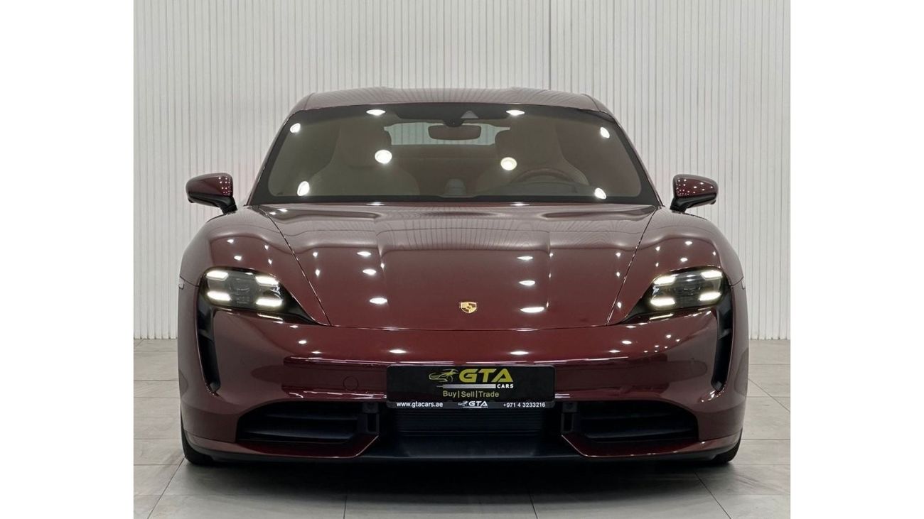 بورش تايكان 2021 Porsche Taycan Turbo, Jan 2027 Porsche Warranty, 2028 Battery Warranty, GCC