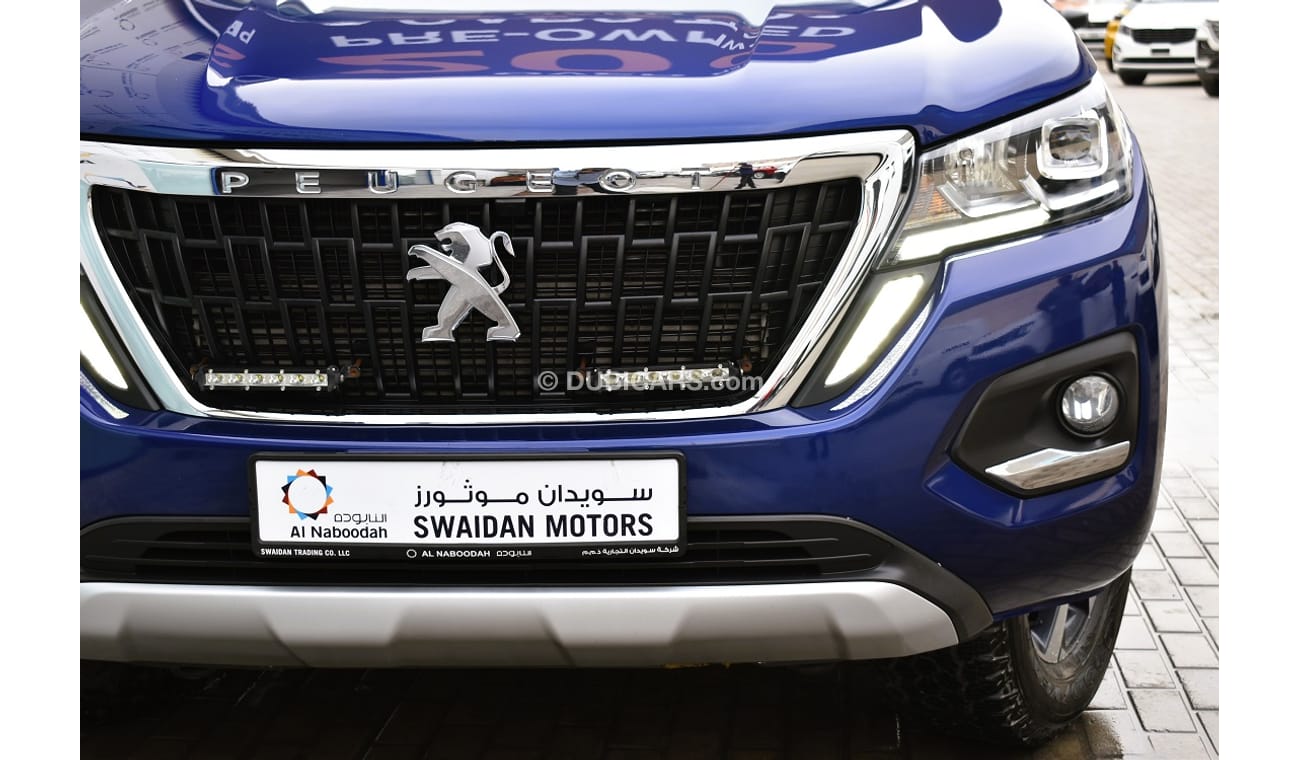 Peugeot Landtrek DOUBLE CABIN PICKUP 2.4L AT 4X4 2022 GCC AGENCY WARRANTY UP TO 2025 OR 100K KM