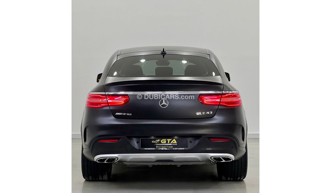 Mercedes-Benz GLE 43 AMG Coupe 2017 Mercedes-Benz GLE 43 AMG, Full Mercedes Service History, Black Matt PPF, Warranty, GCC Sp