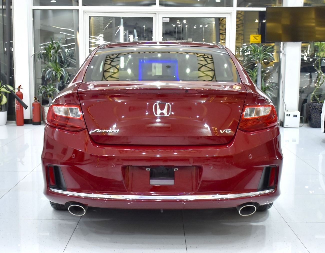 هوندا أكورد كوبيه EXCELLENT DEAL for our Honda Accord Coupe V6 ( 2013 Model ) in Red Color GCC Specs