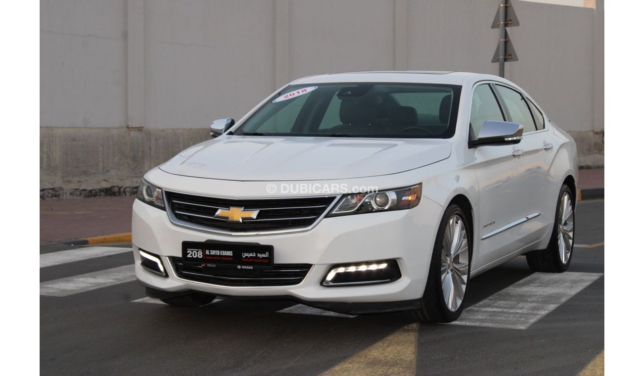 Chevrolet Impala Chevrolet Impala 2018 GCC in excellent condition, full option panorama, without accidents, very clea