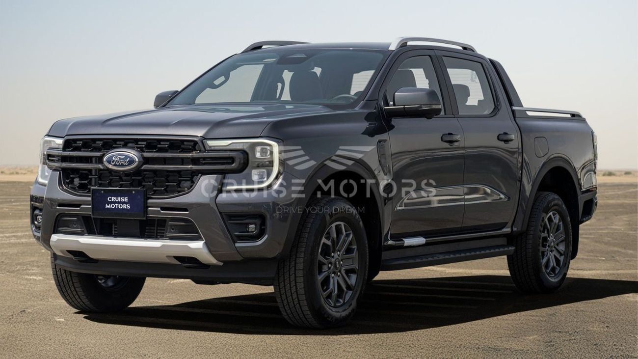 فورد رانجر WILDTRAK 2.0T Diesel - Automatic . Pick Up Truck . Four Wheel Drive . 5 Seats . 4 Doors . Meteor Gre