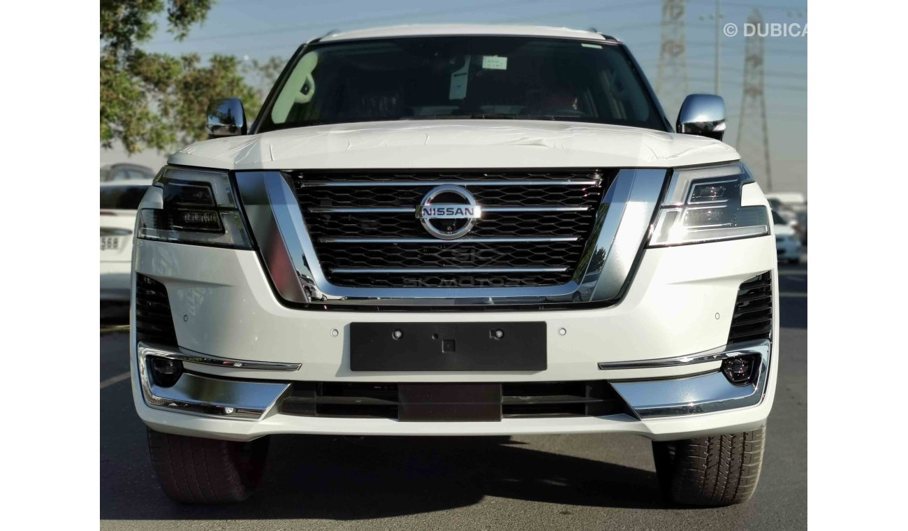 نيسان باترول 5.6L V8 PETROL, 20" RIMS, NAVIGATION, DEFOGGER BUTTON, BSM, AHB, HEATED SEATS (CODE # NPFO02)