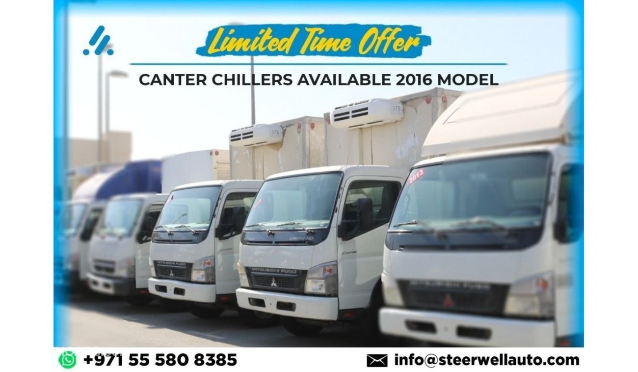 Mitsubishi Canter 2016 | HD CANTER CHILLER - 5 TON CAPACITY WITH EXCELLENT CONDITION GCC SPECS EXCLUDING VAT