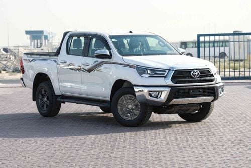 تويوتا هيلوكس تويوتا هيلوكس 2024 ذات الكابينة المزدوجة 2.7 HI - أبيض بلاتيني لؤلؤي من الداخل أسود | للتصدير فقط