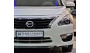 Nissan Altima AED 577 Per Month / 0% D.P | Nissan Altima 2.5 S 2016 Model!! in White Color! GCC Specs