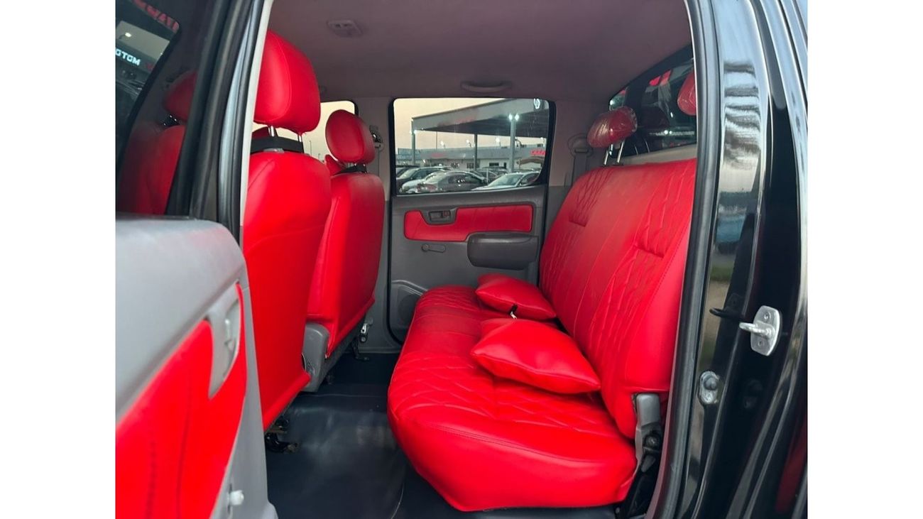 Toyota Hilux DOUBLE CABIN | PREMIUM SPORTS BAR WITH BASKET | 2009 | 2.7L PETROL | LHD | MANUAL | RED INTERIOR