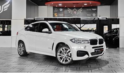 BMW X6 35i M Sport AED 2,200/MONTHLY | 2017 BMW X6 XDRIVE 35i M-SPORT | GCC | UNDER WARRANTY
