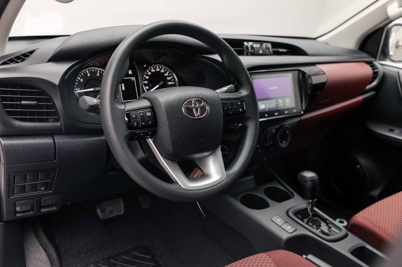 Toyota Hilux DLX 2.4L - Super White Inside Red | Export Only