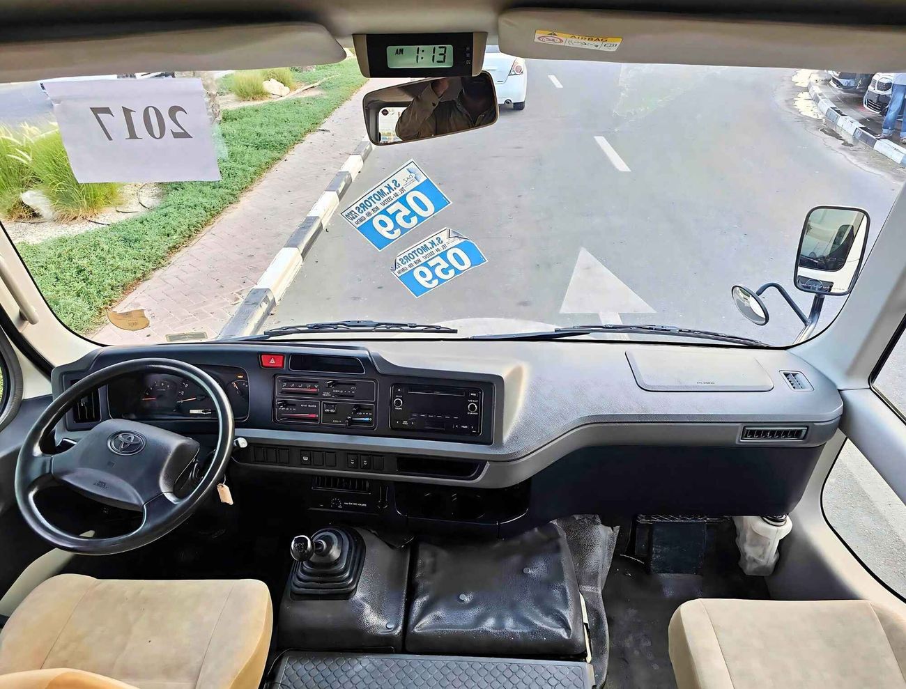 تويوتا كوستر DIESEL/ V6 1HZ ENGINE/ 23 SEATER/ LOW MILEAGE / LOT# 6001217