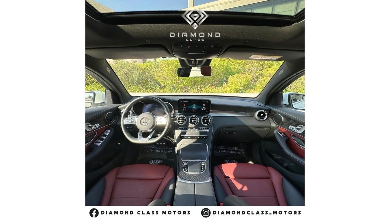 Mercedes-Benz GLC 200 Premium Mercedes GLC 200 Coupe  AMG line - 2.0T 4Matic  Sunroof  2022 GCC  Service Contract Under Me