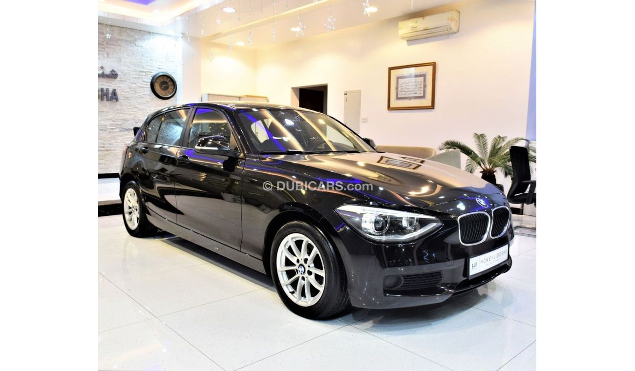 BMW 116i AMAZING BMW 116i 2014 Model!! in Black Color! GCC Specs