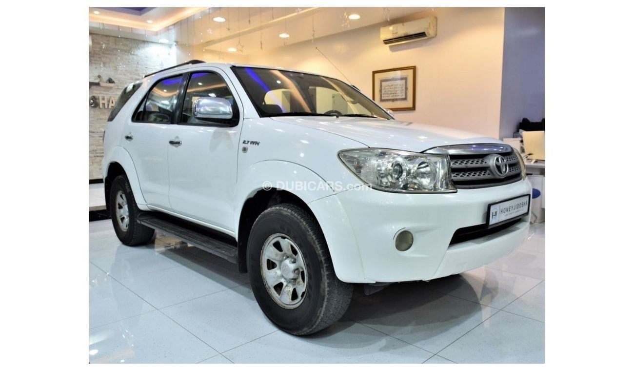 Toyota Fortuner EXCELLENT DEAL for our 4 Cylinder Toyota Fortuner 2010 Model!! in White Color! GCC Specs