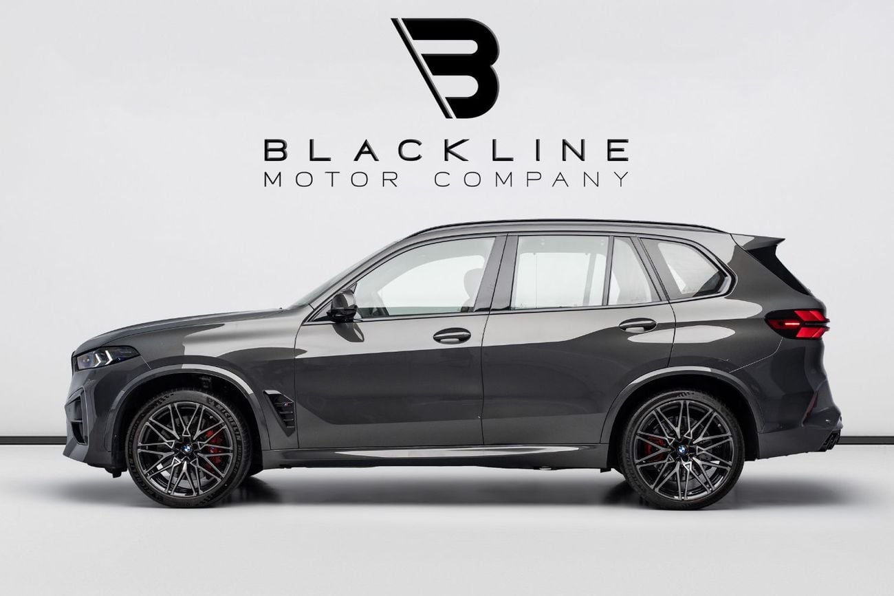 بي أم دبليو X5 M BUY NOW, PAY 2027 | THE BLACKLINE STANDARD | October 2030 BMW Warranty + Service Contract, GCC