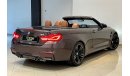 بي أم دبليو M4 2018 BMW M4 Convertible, BMW Warranty-Service Contract-Service History, GCC