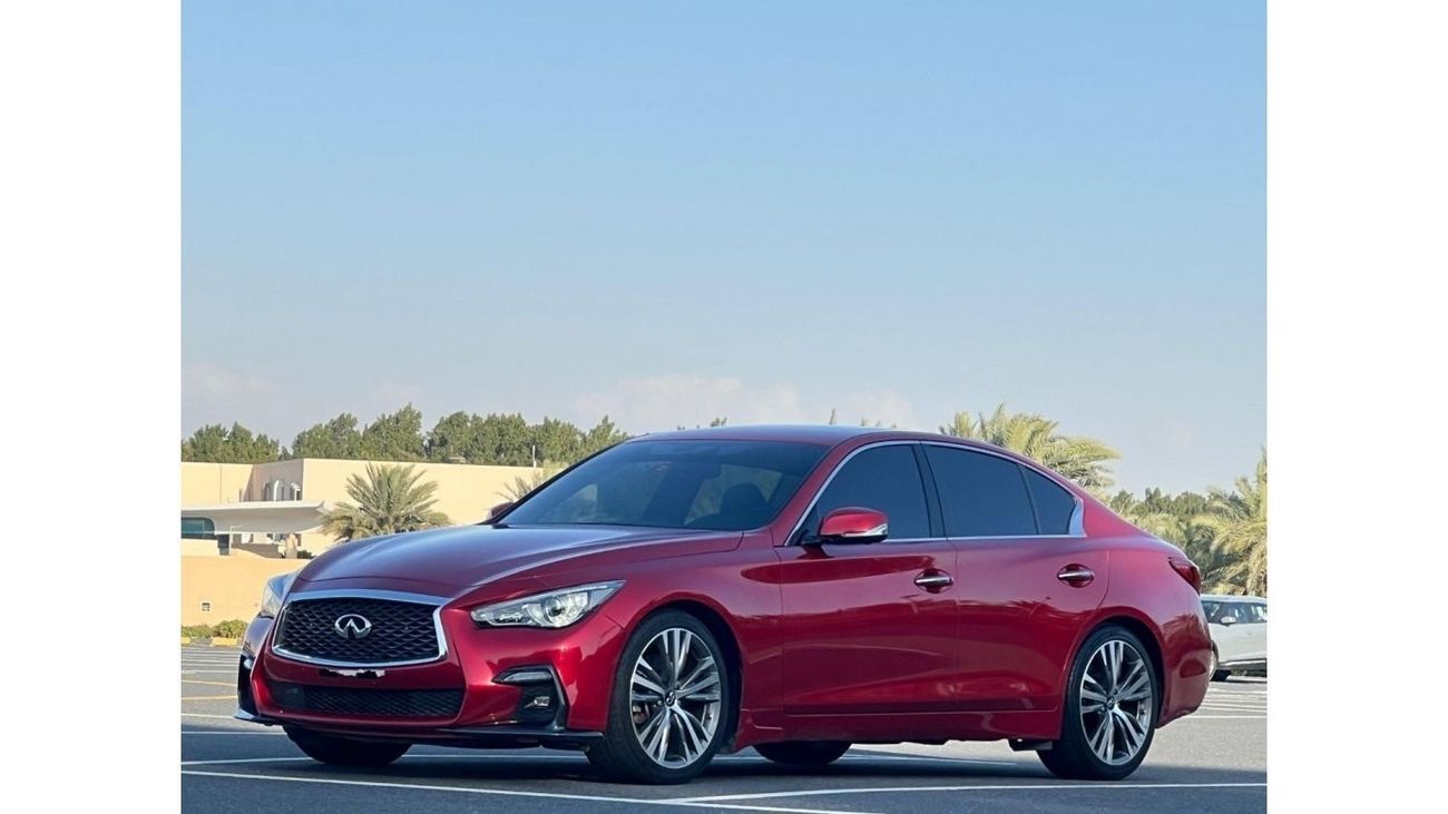 Infiniti Q50 Red Sport 400 INFINITI Q-50S TWIN TURBO 2021 US // LOW MILEAGE // GOOD CONDITION // FULL OPITION