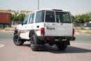 تويوتا لاند كروزر LC76 Hardtop LX 4.0L - Manual - White Inside Bluish Grey | Export Only