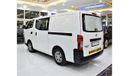 Nissan Urvan Panel Van Std EXCELLENT DEAL for our Nissan Urvan NV350 ( 2014 Model! ) in White Color! GCC Specs