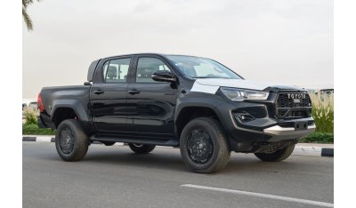 تويوتا هيلوكس TOYOTA HILUX GR 2.8L 4WD DIESEL PICKUP 2024 | 360 CAMERA | DRIVER SEAT POWERED | ALLOY WHEELS | DIFF