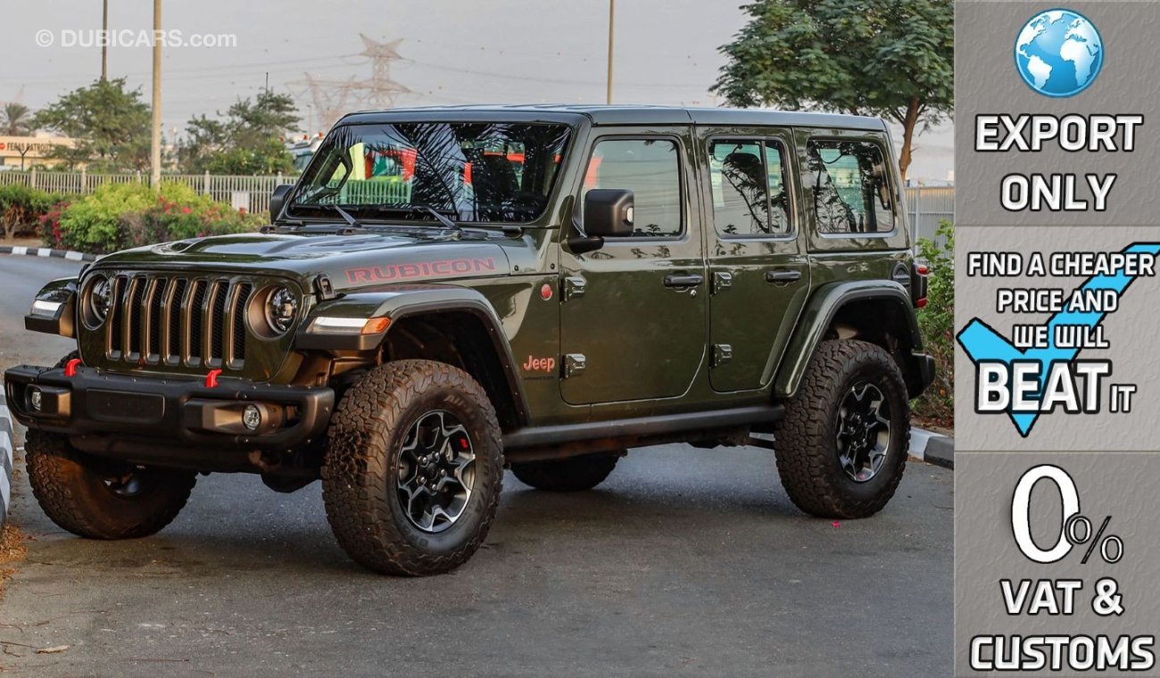 جيب رانجلر Unlimited Rubicon 3.6L V6 , Winter package , GCC 2023 , 0Km , (ONLY FOR EXPORT)