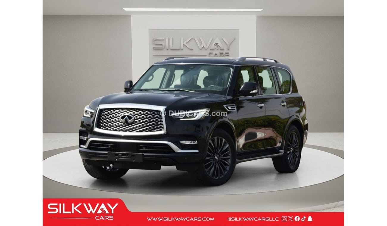 إنفينيتي QX80 سنسوري برو أكتف 8 Infiniti QX80 Luxury Full option Gcc Export Only