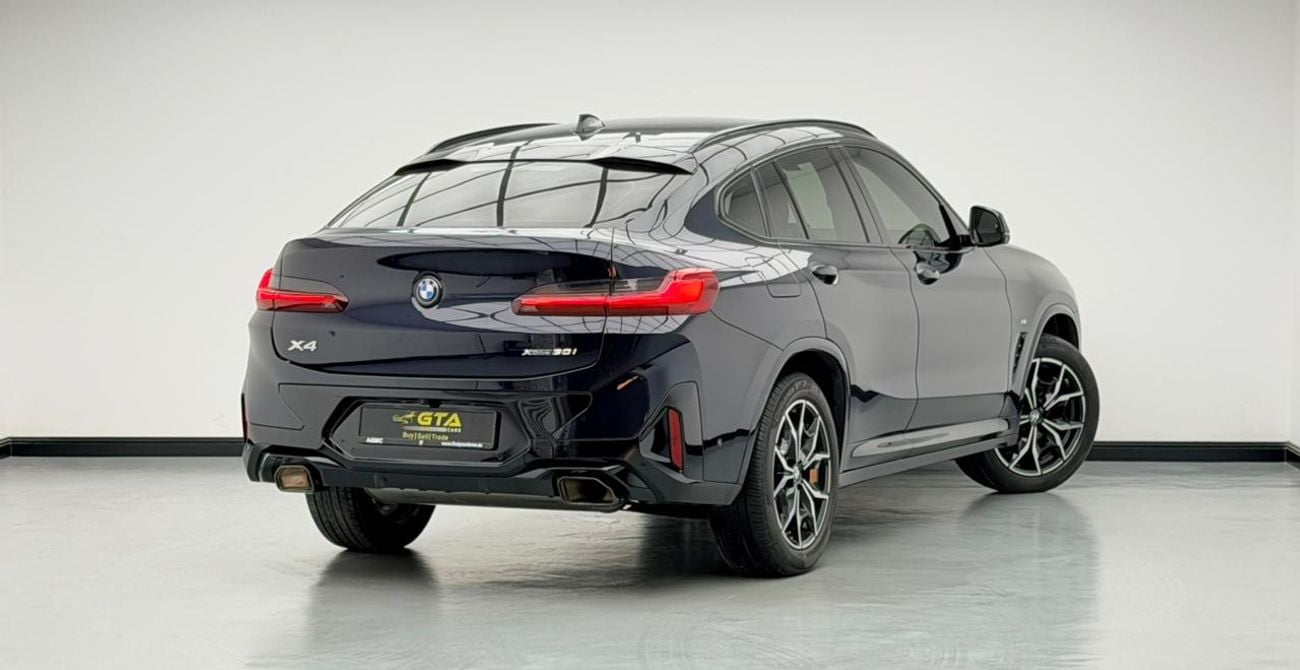 BMW X4 XDRIVE 30I M SPORT 2022 BMW X4 xDrive30i M-Sport, 2027 BMW Warranty + Service Contact, Full BMW Serv