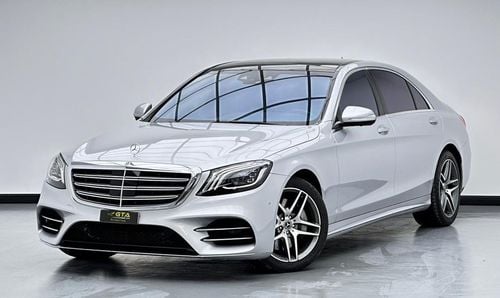 Mercedes-Benz S 560 Std 4.0L (463 HP) 2018 Mercedes-Benz S560 4MATIC, 1 Year Unlimited KM Warranty, Full Service History