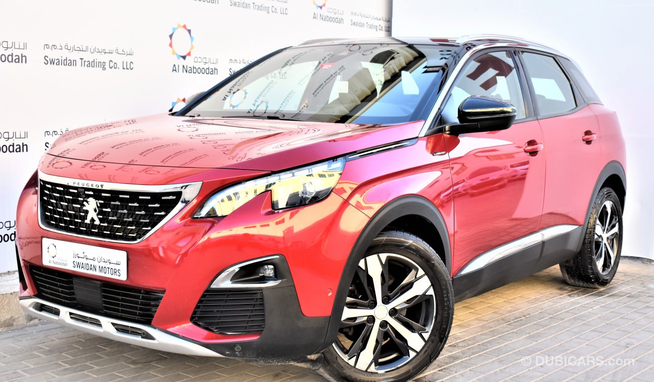 Peugeot 3008 GT 1.6L GT LINE 2018 GCC SPECS WITH AGENCY WARRANTY UP TO 2023