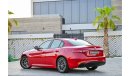 Alfa Romeo Giulia | 1,743 P.M |  0% Downpayment | Amazing Condition!