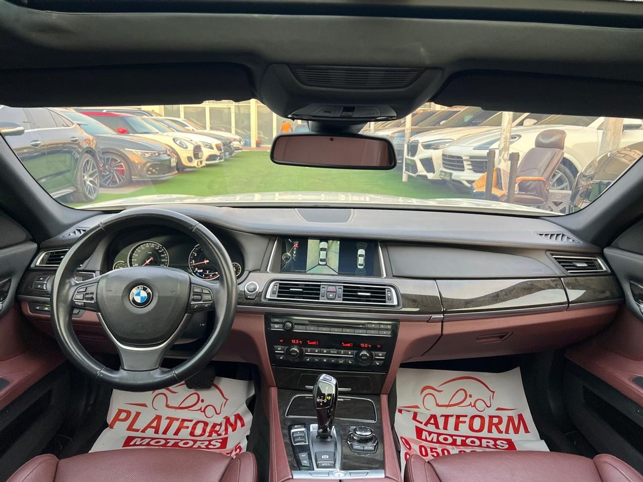 بي أم دبليو 750Li بريستيج بي ام دبليو 750 لارج موديل 2014 مواصفات خليجية صبغ وكالة بدون حوادث