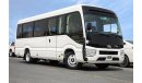 Toyota Coaster 22 Seater with Snorkel, 3 Point Seatbelt, Fridge, Mic System, Green Laminated Glass , Heater and Coo