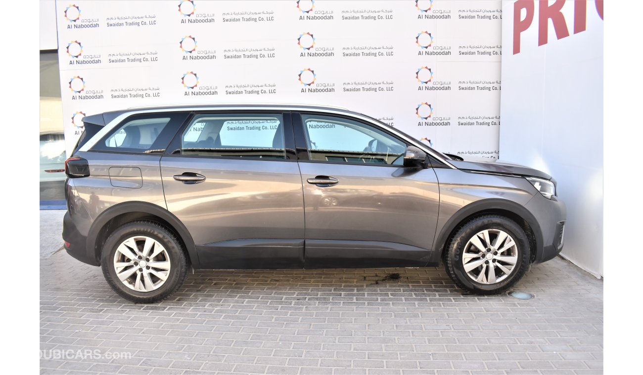 بيجو 5008 1.6L ACTIVE 2018 GCC SPECS AGENCY WARRANTY UP TO 2023 OR 100000KM