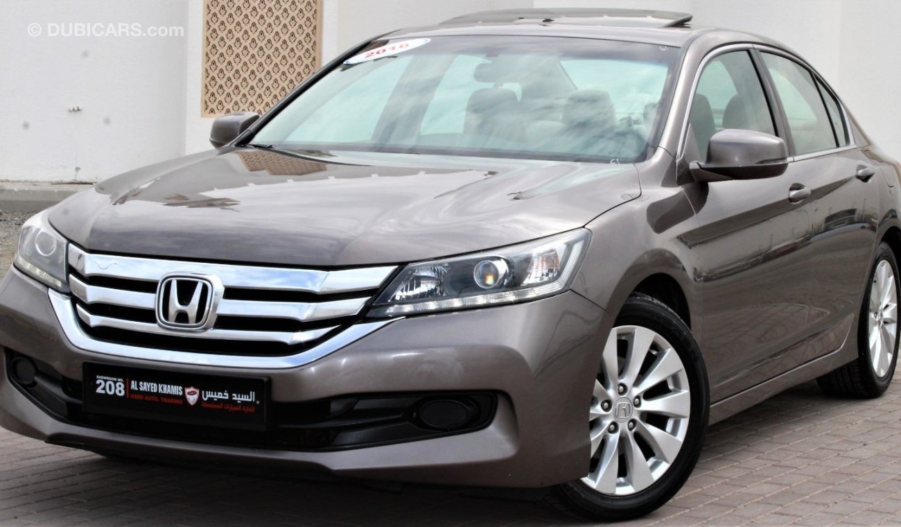 Honda Accord Honda Accord 2016 GCC agency condition without accidents without paint only There is one piece full 