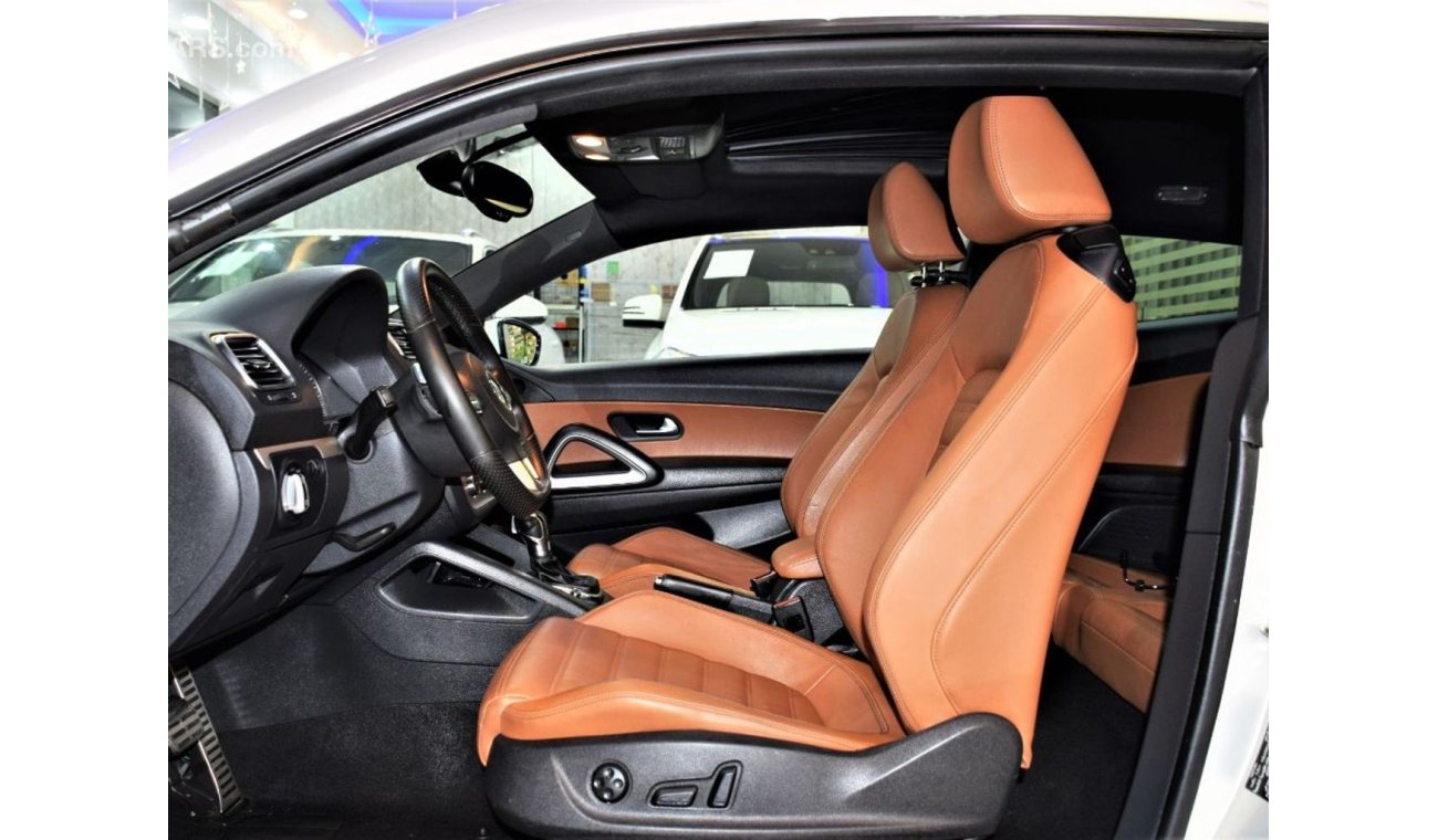 Volkswagen Scirocco ONE HOT HATCH! Volkswagen Scirocco 2013 Model!! in Beige Color! GCC Specs