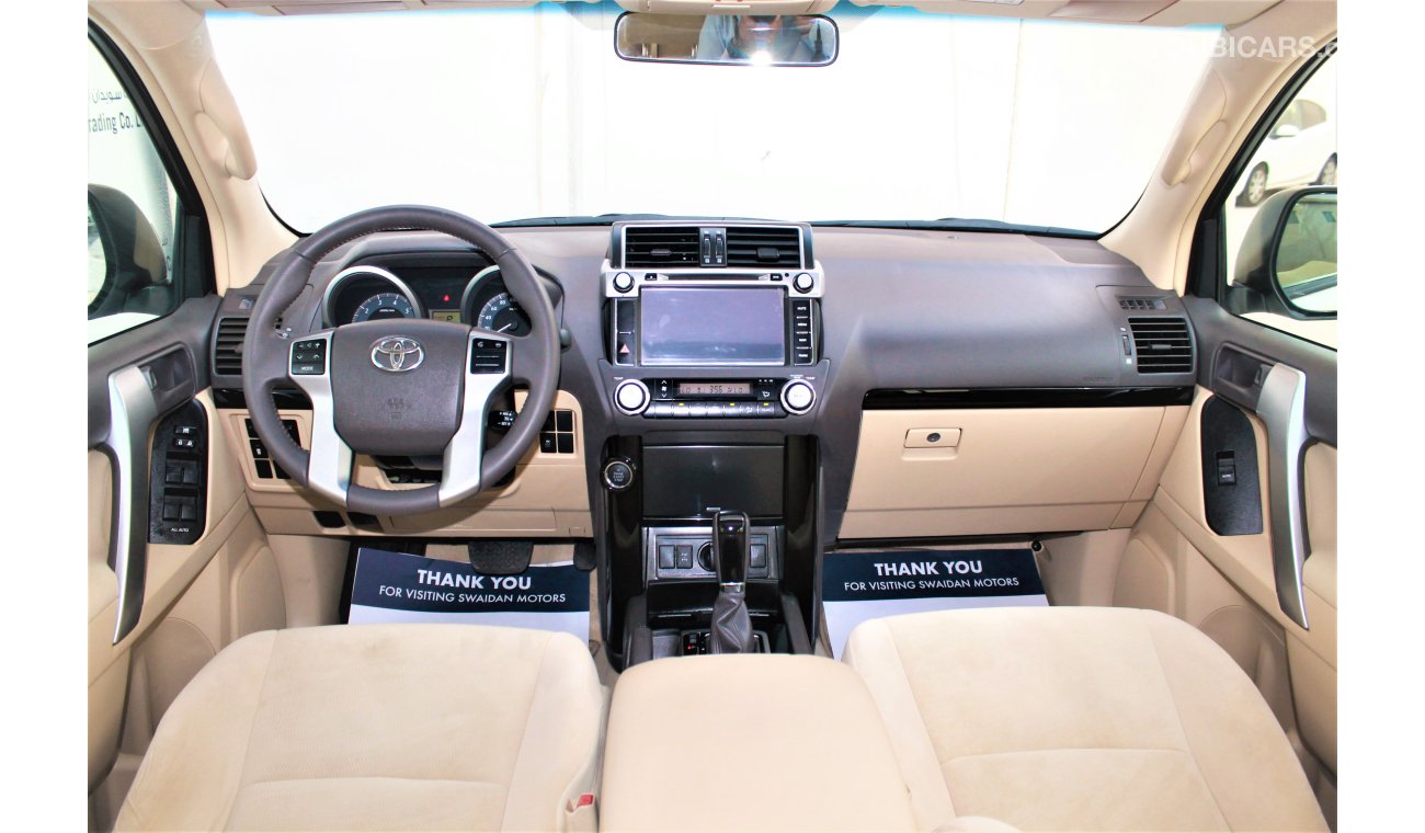 Toyota Prado AED 2055 PM | 0% DP |  4.0L GXR V6 4WD 2015 GCC WARRANTY