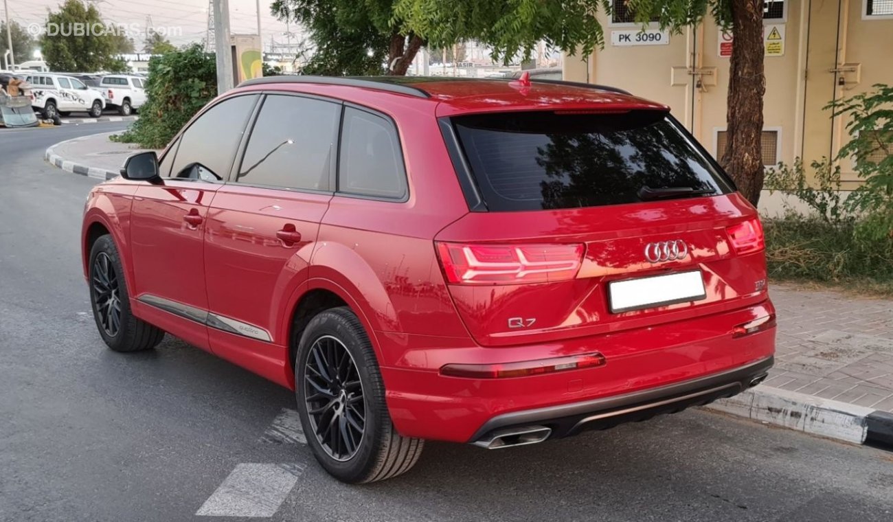 Audi Q7 Black Edition TFSI Quattro 2018 2.0L Turbo European Specs Perfect Condition