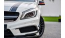 Mercedes-Benz A 45 AMG AMG 4Matic - 2015 - Ultra Low Mileage! - AED 2,624 per month - 0% Downpayment