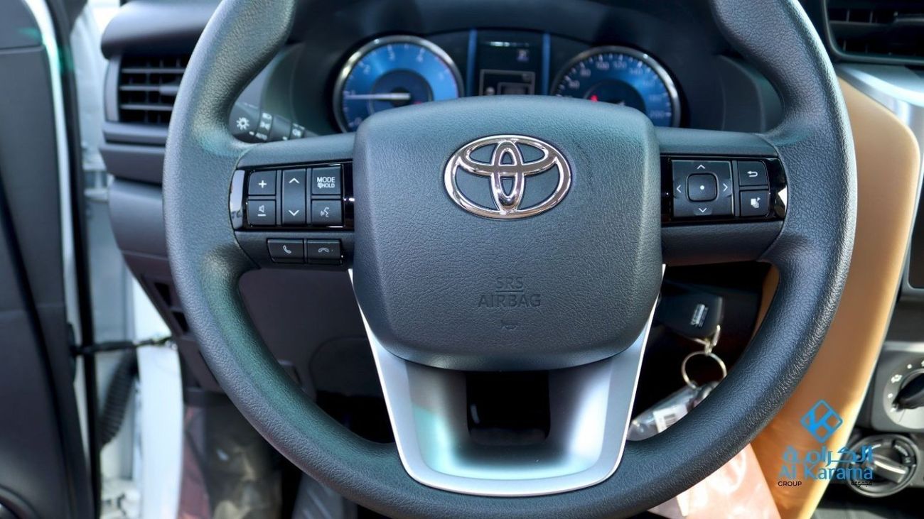 Toyota Fortuner 2.4L DIESEL Engine | 17'Steel Wheels with Cover | 8" DISPLAY AUDIO | GCC Specs