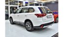 Mitsubishi Outlander EXCELLENT DEAL for our Mitsubishi Outlander 4WD V6 ( 2016 Model ) in White Color GCC Specs