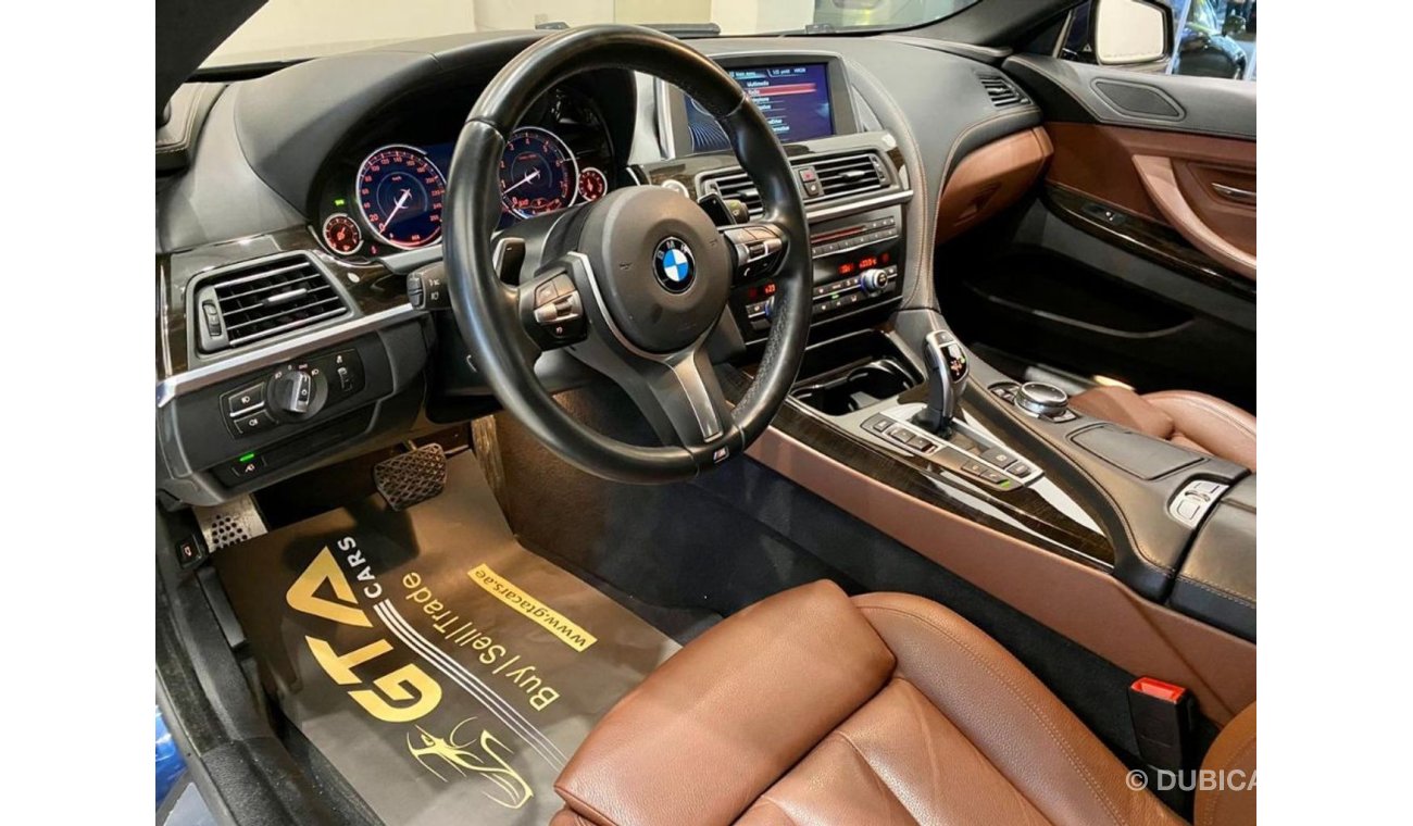 بي أم دبليو 640i 2015 BMW 640i Gran Coupe M Sport, Warranty, Full BMW Service History, GCC
