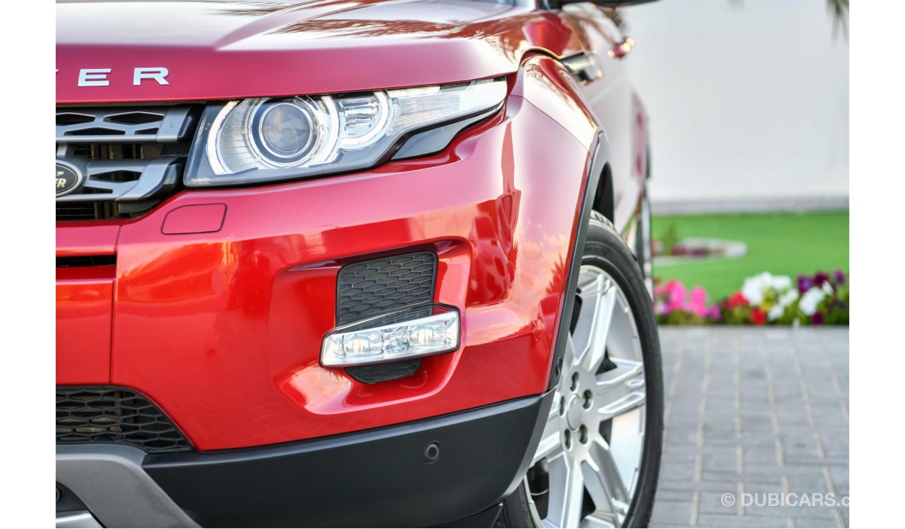 Land Rover Range Rover Evoque Exceptional Condition - AED 1,645 Per Month ONLY -  0% Downpayment