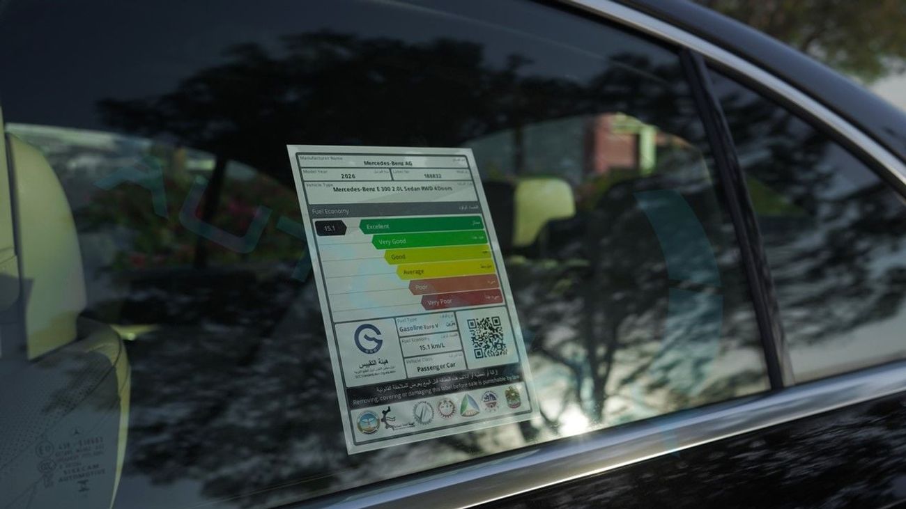 Mercedes-Benz E300 AMG EQ Boost 2.0T RWD 2026 GCC 0Km With 2 Years Unlimited Mileage Warranty @Official Dealer