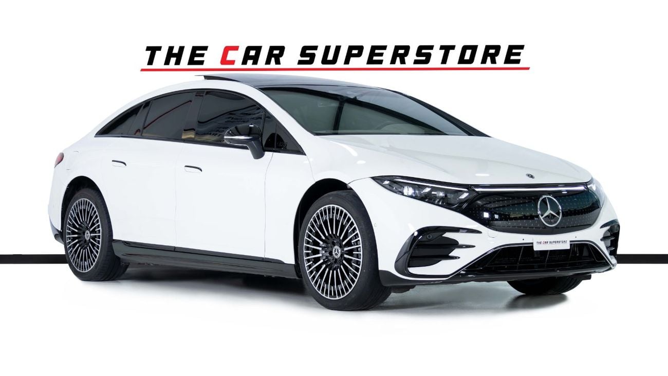 Mercedes-Benz EQS 450+ 450 PLUS-GCC-Gragash Warranty-High Specifications-Night Package-22Inch AMG Rims