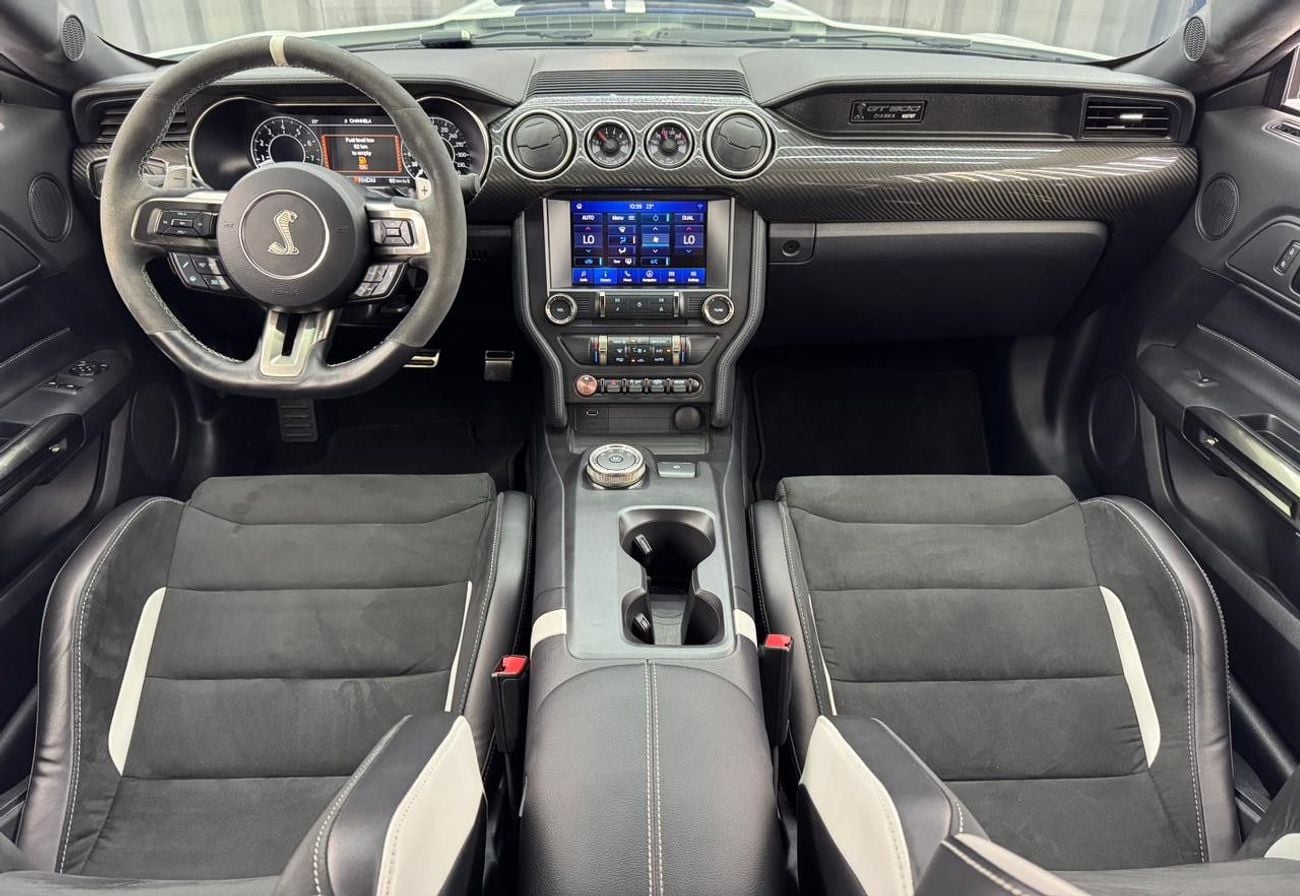 Ford Mustang SHELBY GT500 Ford Mustang Shelby GT500 2022 Low Mileage | GCC | White/Blue | AL Tayer Warranty and Service 2028