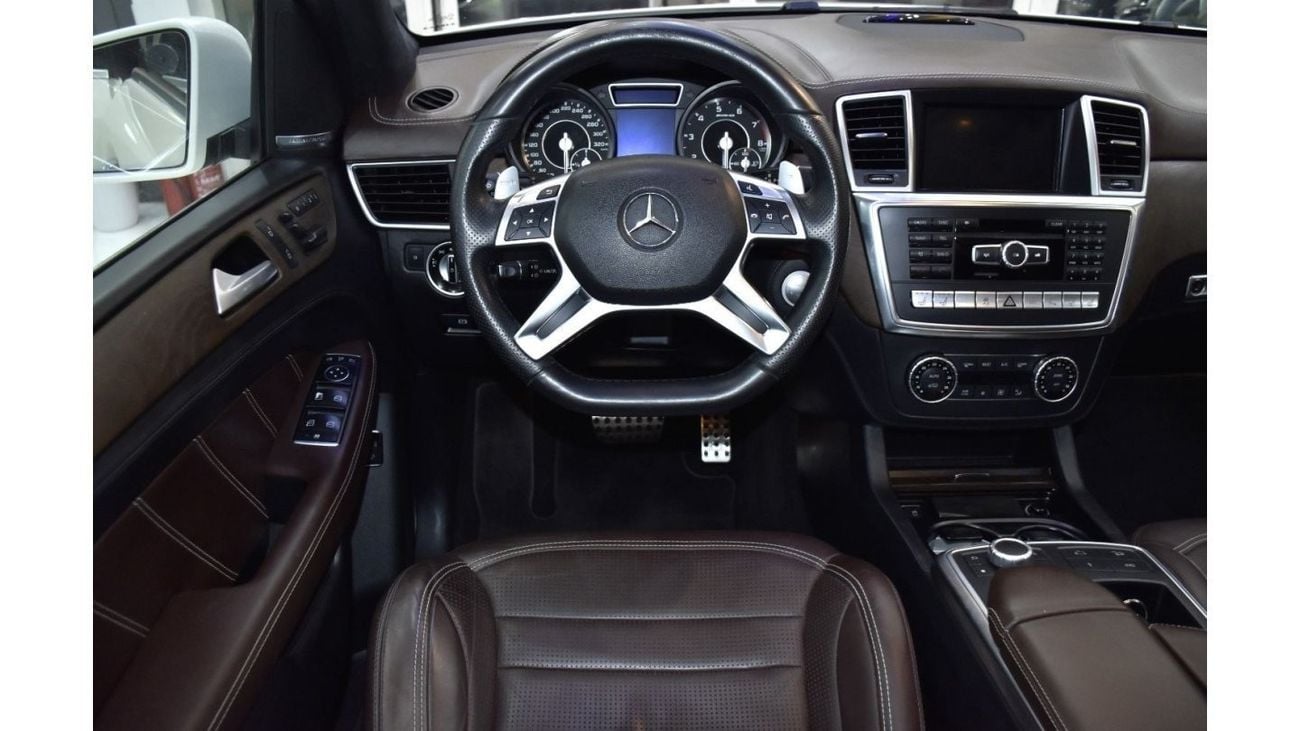 مرسيدس بنز ML 63 AMG EXCELLENT DEAL for our Mercedes Benz ML63 AMG ( 2015 Model ) in White Color GCC Specs