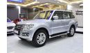 Mitsubishi Pajero EXCELLENT DEAL for our Mitsubishi Pajero GLS 3.8L ( 2017 Model ) in Silver Color GCC Specs