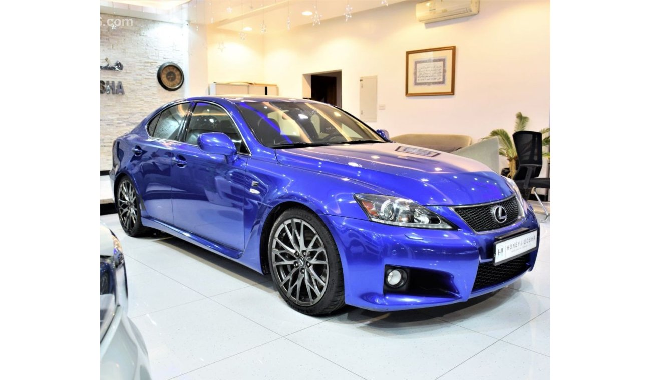 لكزس IS-F VERY RARE CAR in the MARKET! EXCELLENT DEAL for our Lexus iS F-Sport 2011 Model!! in Blue Color! GCC