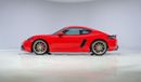 Porsche 718 Cayman GTS 4.0L A/T | AED 5,865 PM | Warranty March-2026 | GCC