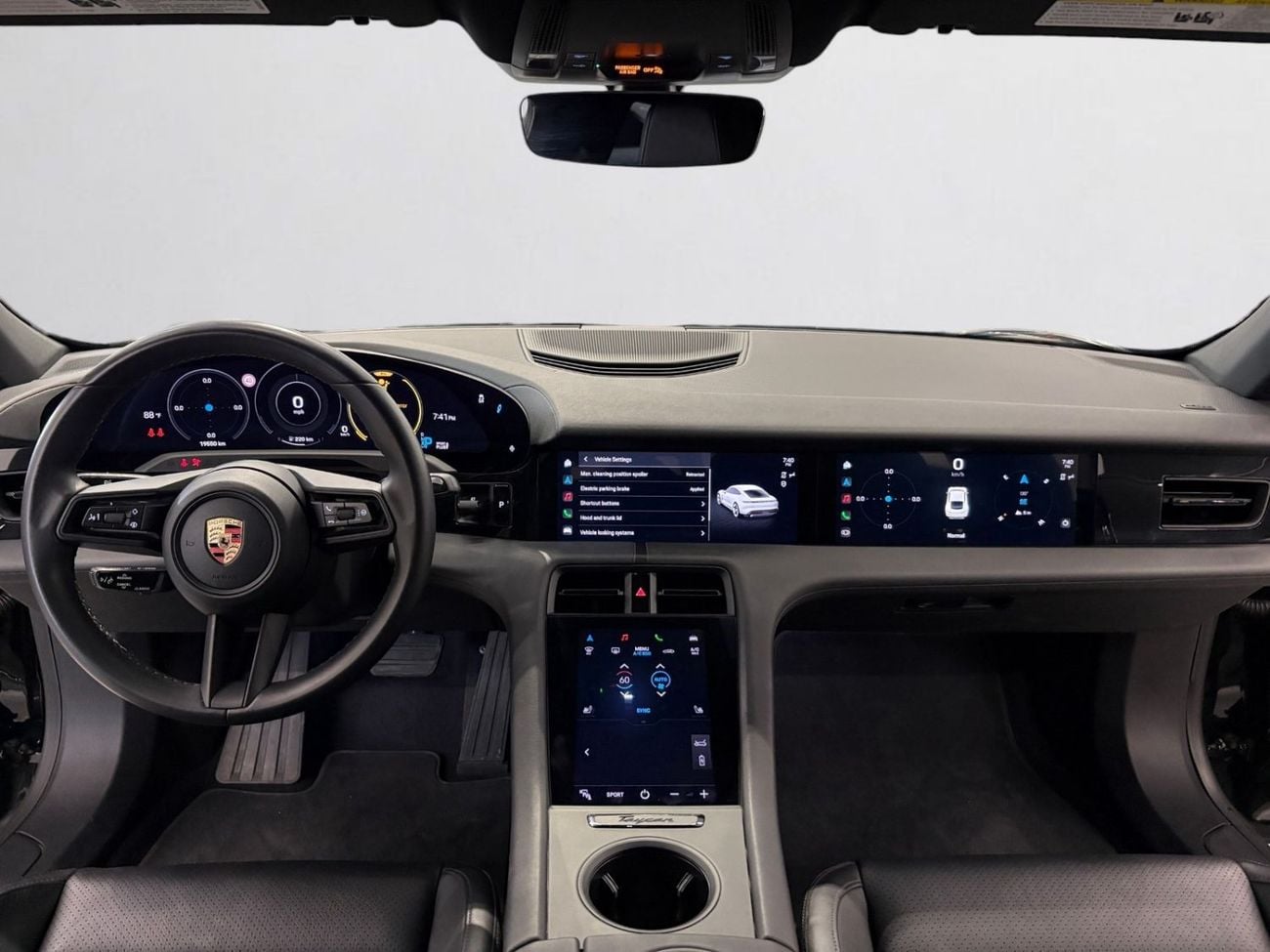 بورش تايكان AED 3,520 P.M | 0% DOWN PAYMENT | PORSCHE TAYCAN STANDARD | EV | 2022 | AMERICAN SPECS